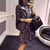 背心连衣裙两件套装 大牌同款 女秋款 品牌休闲运动夹克 高端定制