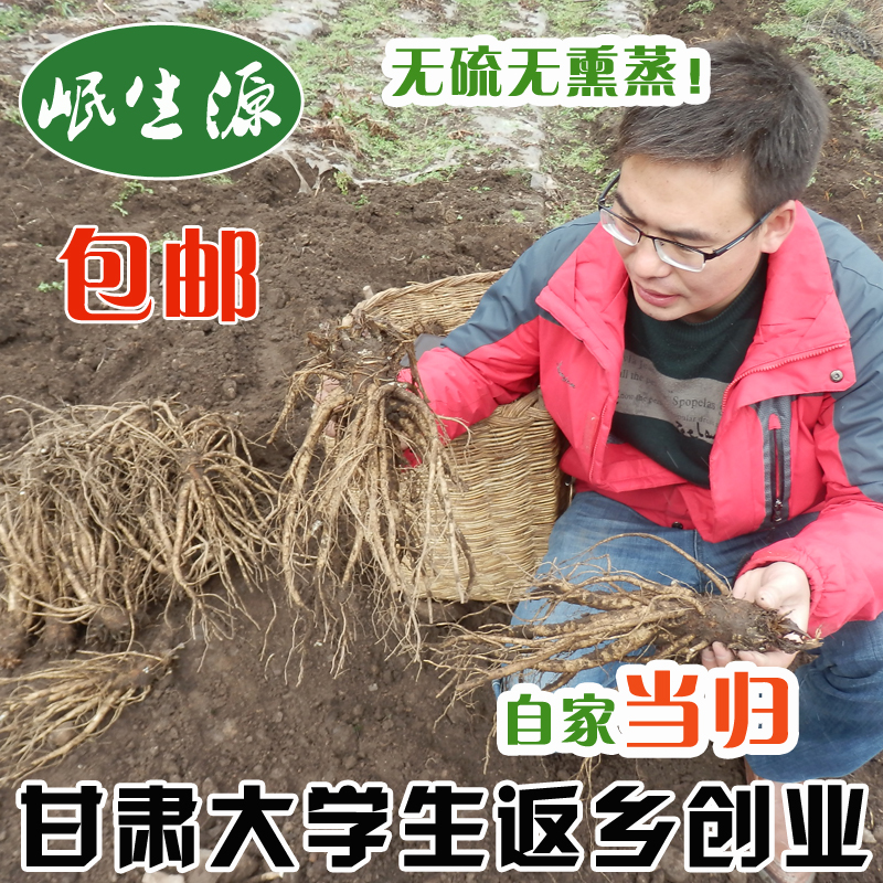 岷生源甘肃岷县农家自产无硫全当归取须中药材500g包邮
