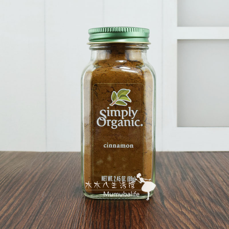 美国 Simply Organic 天然肉桂粉69g 咖啡烘培原料 桂皮粉 正品
