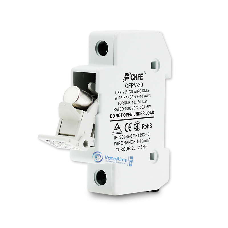 直流熔断器 光伏熔断器dc1000v 500v含熔芯 汇流箱 并网箱 保险丝