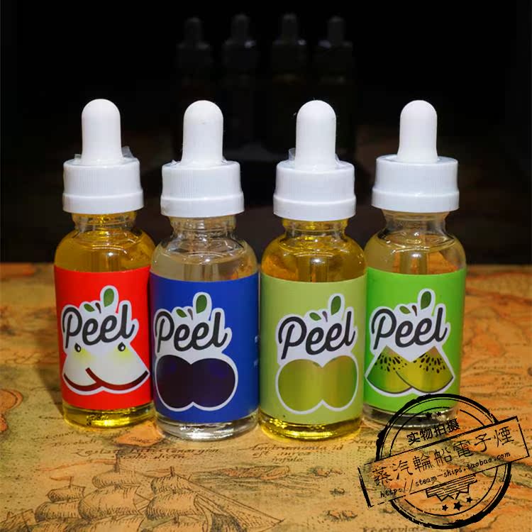 美国进口peel 水果烟油 纯正水果口味tfn技术3mg 6mg水果烟液