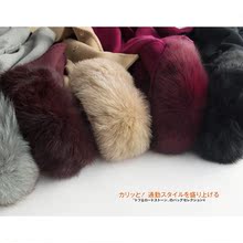 毛呢大衣外套单面呢女L2 气质款 带大毛领长款 2017秋冬装