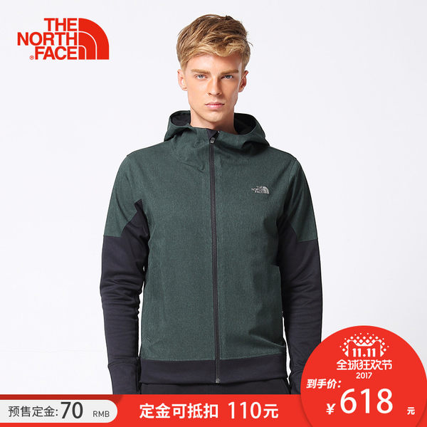 预售TheNorthFace北面秋冬新品防风防泼水户外男软壳外套|2SF1