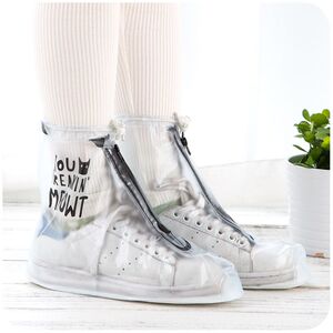 防滑加厚耐磨透明雨鞋套