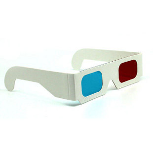 3d眼镜 3d眼睛 电脑专用 纸质 3d 红蓝 3d立体眼镜 买