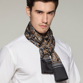 正品[男士领巾]男士领巾的系法评测 男士领巾搭