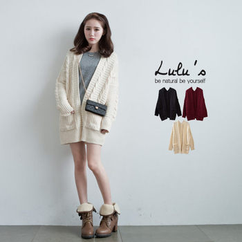 秋冬新款 复古六股麻花下摆开叉<em>中长</em>版<em>毛衣外</em>