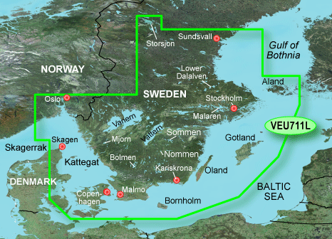 garmin佳明 高明 瑞典 南 sweden south 鸟瞰地图