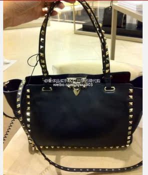 海外正品 欧洲代购 Valentino 铆钉 肩背手提包