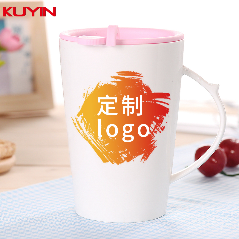 查看淘宝来图定制陶瓷彩盖杯马克杯子订制logo免费印字照片礼品广告杯