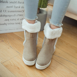 最新玫瑰秀外侧拉链靴子 达芙妮玫瑰秀女鞋信