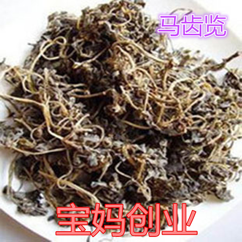 中药材马齿笕 马齿苋 干野菜 马齿草 干货500克