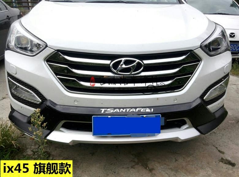 查看淘宝现代2013款全新胜达ix45前后保险杠15胜达护杠带灯杠护杠改装