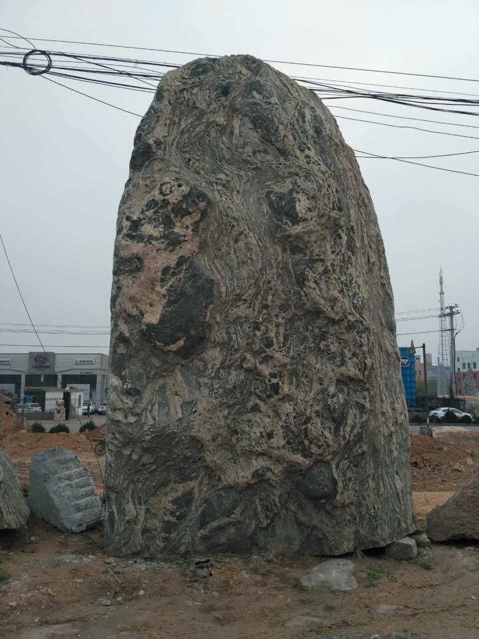 厂家大型自然风景石假山石观赏石标志石感恩石刻字石大石头