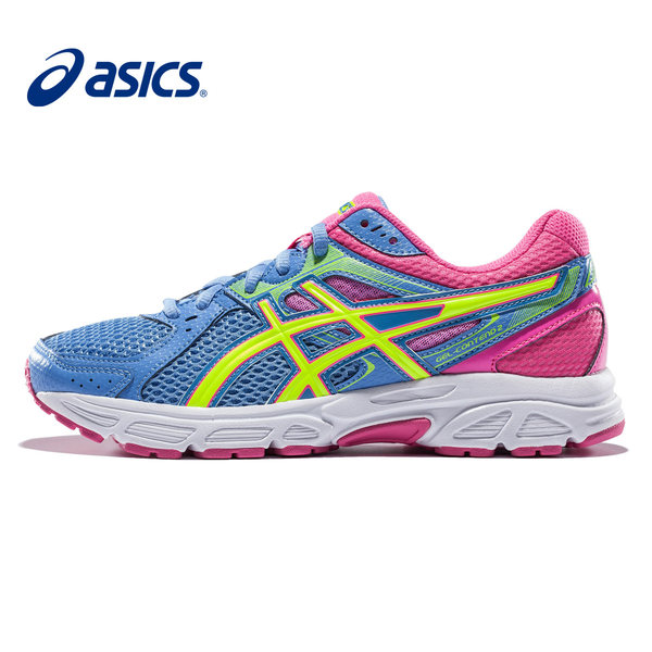 ASICS亚瑟士入门缓冲跑鞋跑步鞋运动鞋透气舒适男女款T424N- 0791