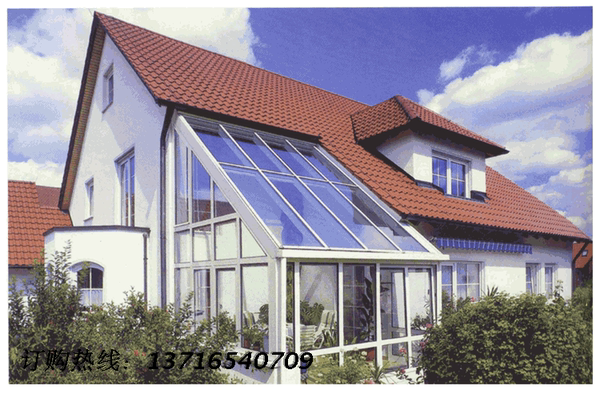 热销门 北京中空夹胶钢化玻璃房 断桥铝阳光房