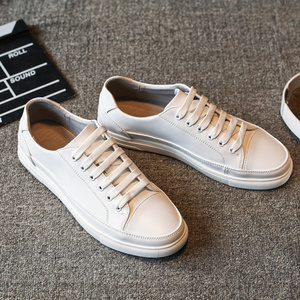 青年真皮小白鞋