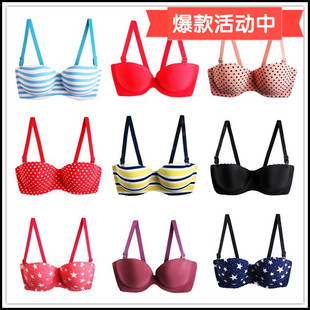 1/2<em>半罩杯</em>小胸聚拢<em>文胸</em> 婚纱礼服性感<em>加厚</em>光面