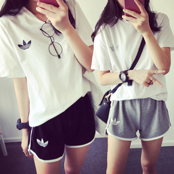 热销运动套装 2015<em>夏季</em>新款 T恤 <em>短裤 短袖</em> 女