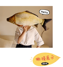 鲤鱼公仔抱枕睡觉靠枕毛绒玩具仿真鱼儿创意玩偶女人节生日礼物女