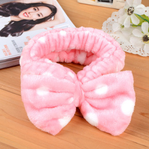 可爱洗脸发箍宽边盘发带