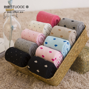 加厚加绒中筒毛圈袜