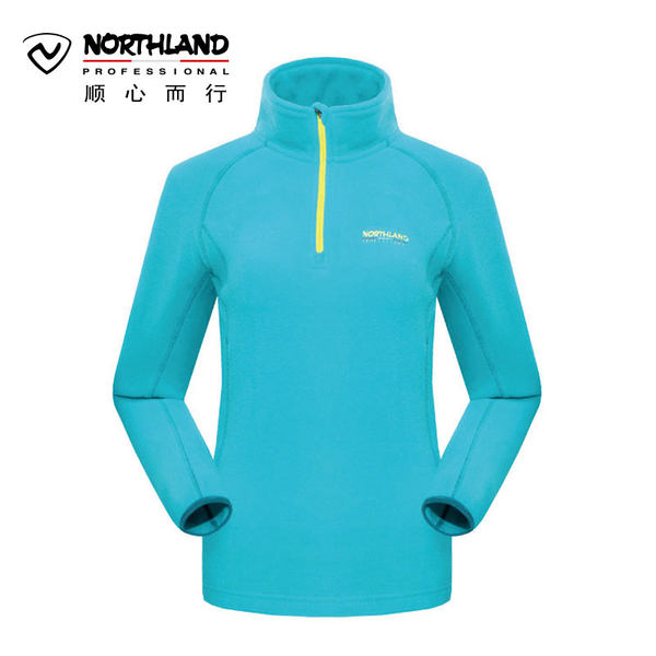 诺诗兰NORTHLAND秋冬户外抓绒衣女透气保暖套头绒外套 GF992510