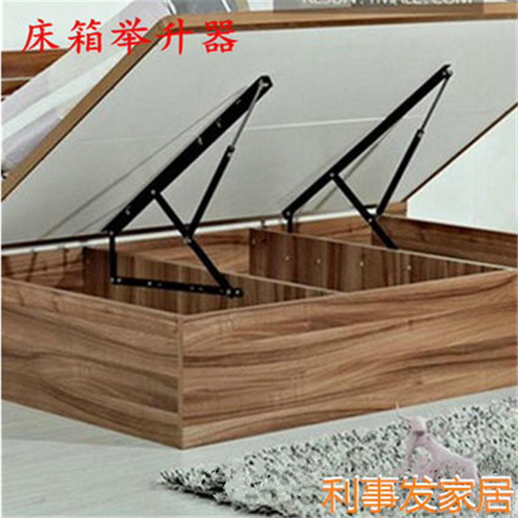 床配件液压杆 床箱举升器 升降翻板床铰链 气压床铰 上翻床支撑