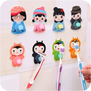 强力粘胶壁挂牙刷架子