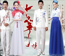 [大合唱演出服装男]评价 大合唱服装演出服女怎