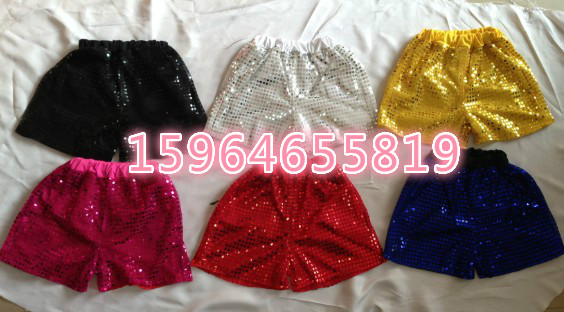 热销儿童<em>舞蹈</em>服 六一新款 儿童<em>亮片短裤</em> 演出服