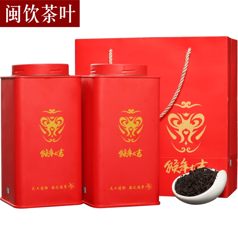【买1送1】大红袍礼盒装 武夷岩茶茶叶 浓香乌龙茶250g散装 D258