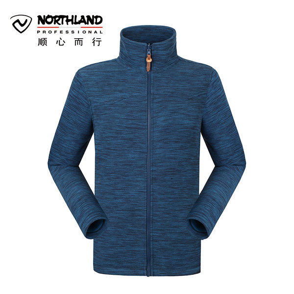 诺诗兰NORTHLAND秋冬户外抓绒软壳衣防风保暖绒外套开衫 GF055717