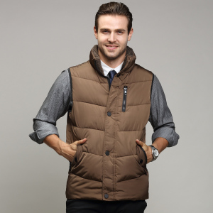 秋冬 中老年男士棉马甲背心爸爸装