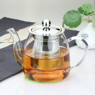 玉兰香玻润 煮茶壶烧水壶电陶炉套装 耐热玻璃壶不锈钢过滤泡茶壶