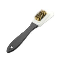 逸柯 双面刷 木头鞋刷 鞋刷子 皮鞋清洁 鞋配件