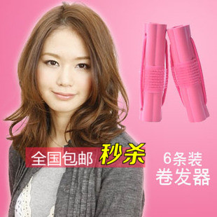 海绵自粘卷发棒 卷发器梨花 不伤发美发工具神器大号波浪内扣