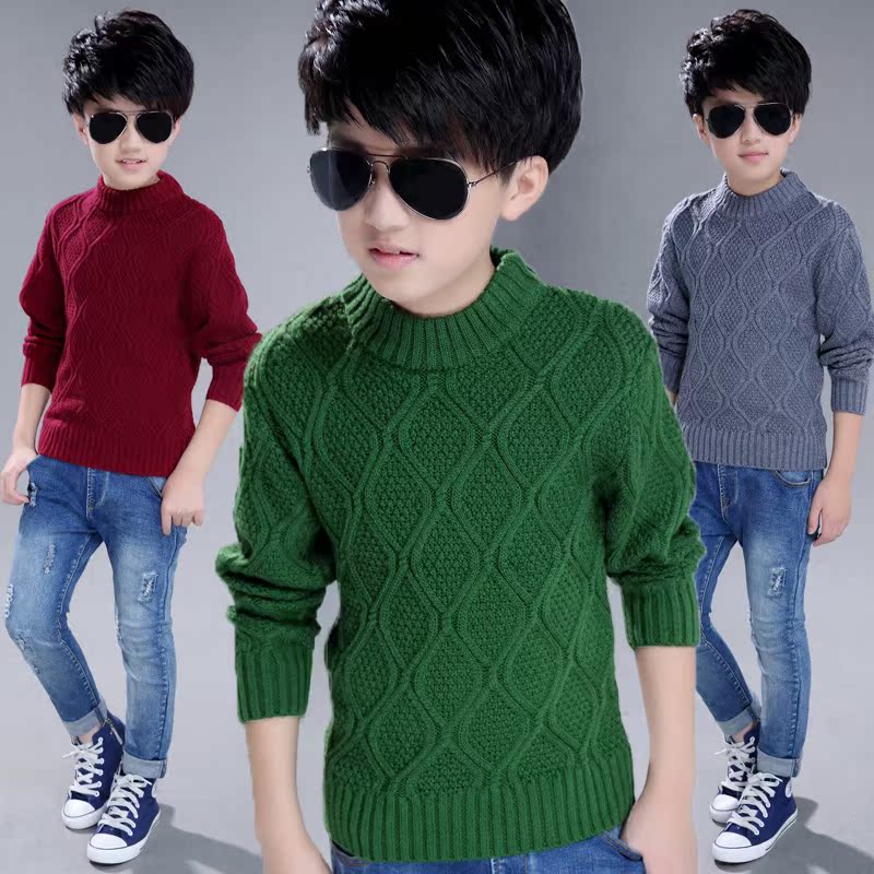 正品[男童 毛衣]男童毛衣新款评测 男童毛衣款式