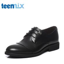Teenmix/天美意2017夏季专柜同款牛皮德比鞋男系带鞋男鞋3CT01BM7图片