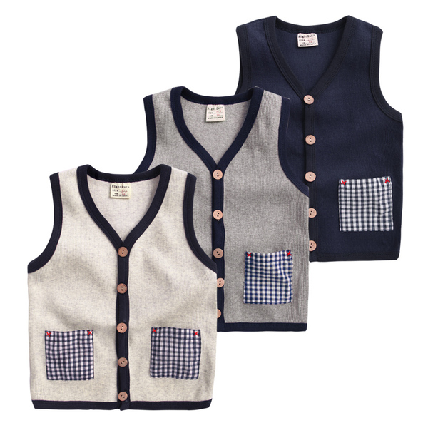 热销男<em>马夹</em>背心 <em>宝宝</em>儿童<em>英伦风马甲</em> 男童格纹