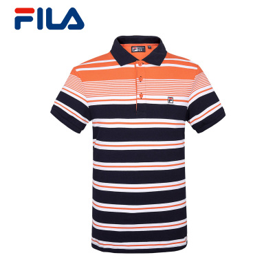 fila斐乐正品2015夏季新款男款条纹t恤短袖polo衫|25523116