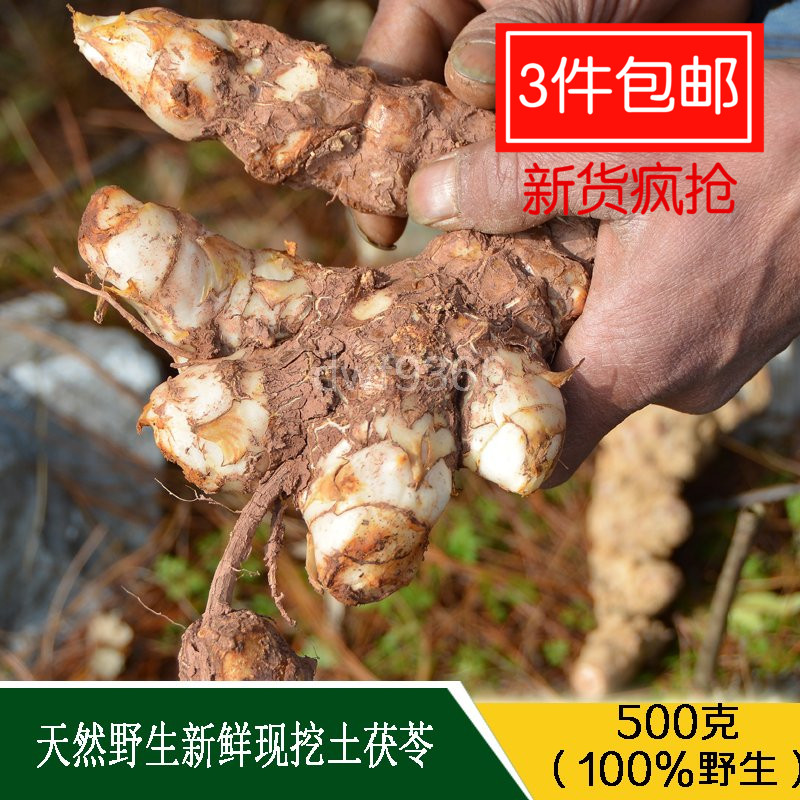 特级野生土茯苓500g 现挖新鲜土茯苓 祛湿利关节 煲汤泡茶中草药