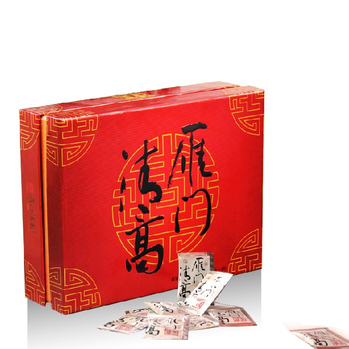 雁门清高 中国红有机黑苦荞茶 全胚芽黑苦荞 高档礼盒装352g包邮