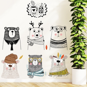 网红款卡通墙贴