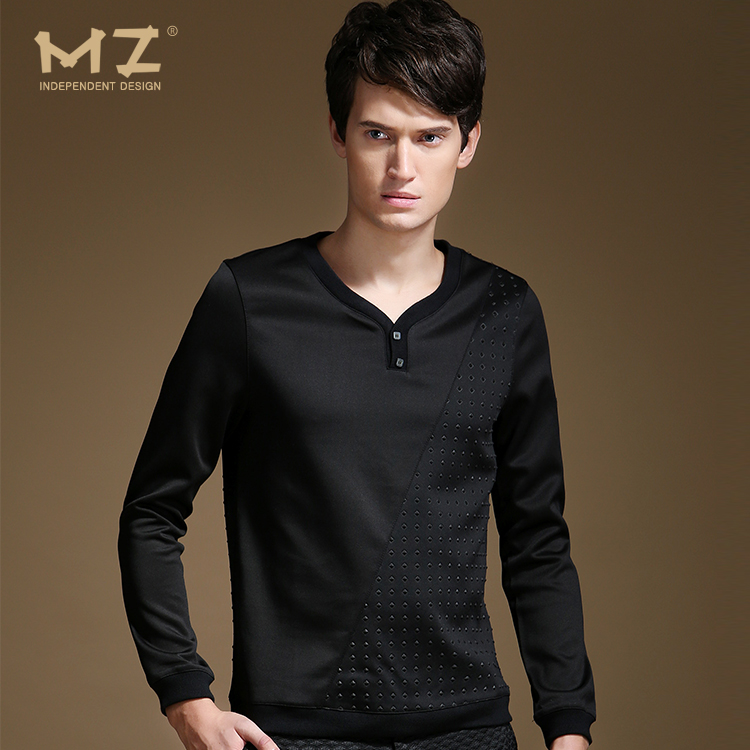 淘宝网2014秋装新款青年男士外穿秋衣上衣外