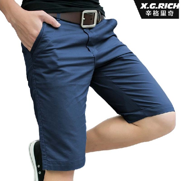 热销美特斯邦威 中裤 韩版 休闲短裤 <em>纯棉马裤</em> 