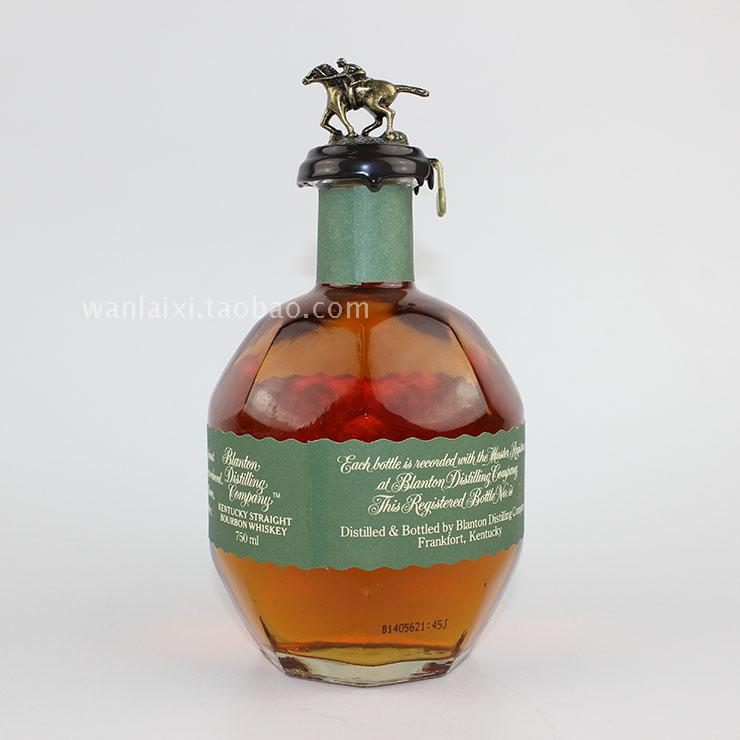 blanton"s reserve whiskey 波兰顿特别珍藏波本威士忌 绿标 带盒