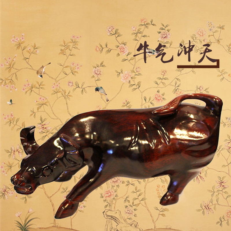 十二生肖 摆件 家居摆件 工艺品 动物摆件 大力牛 落地摆件