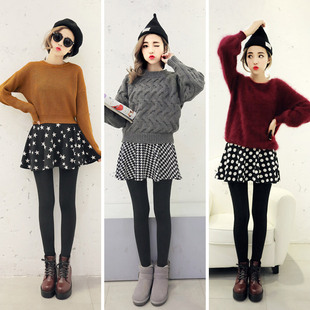 高腰<em>短裤女秋冬2015新</em>蕾丝<em>短裙</em>裤显瘦外穿休