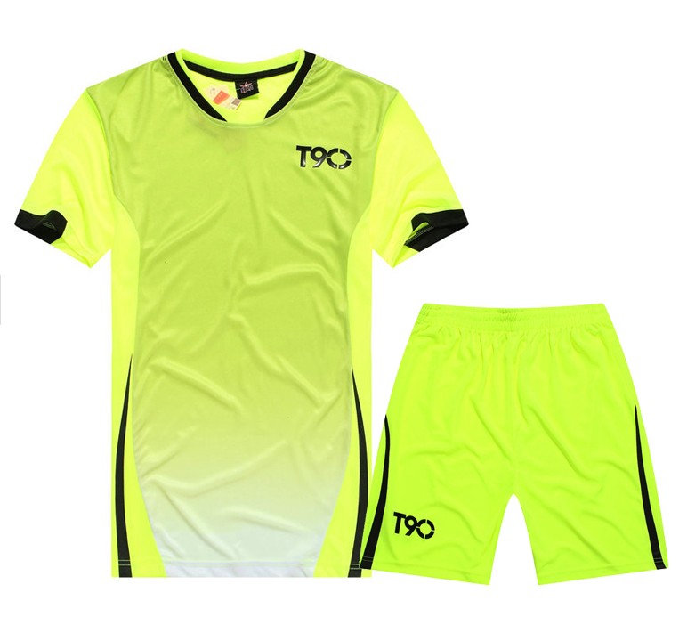 [2015爆款]包邮足球服套装足球衣光板足球服队